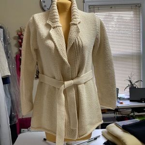 Eileen Fisher Cotton Wrap Cardigan